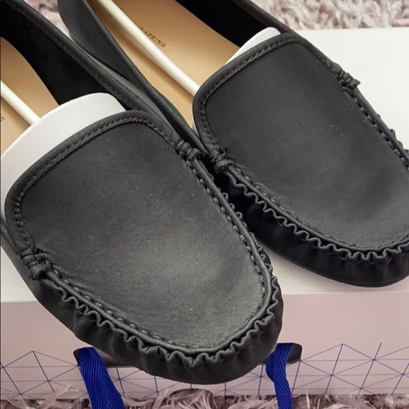[NEW] Black Synthetic Nubuck Loafers - Picture 4 of 6